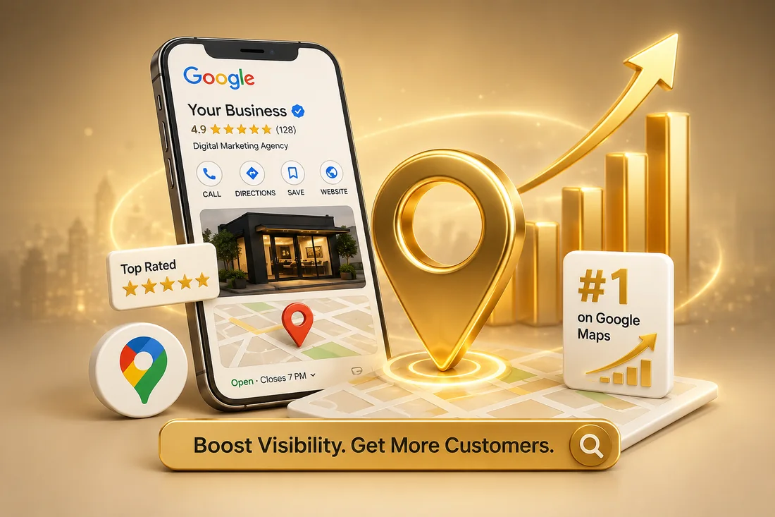 Google Business Profile and Maps ranking — appearing first in local 'near me' searches