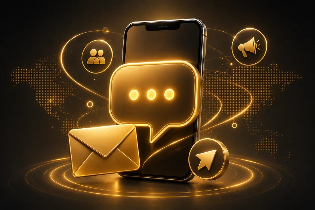 Bulk SMS campaign delivering promotional and transactional messages